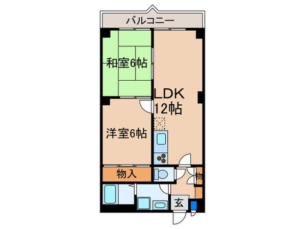 ｲﾝﾍﾟﾘｱﾙﾊﾟﾚｽ ﾘﾊﾞ-ｻｲﾄﾞの物件間取画像